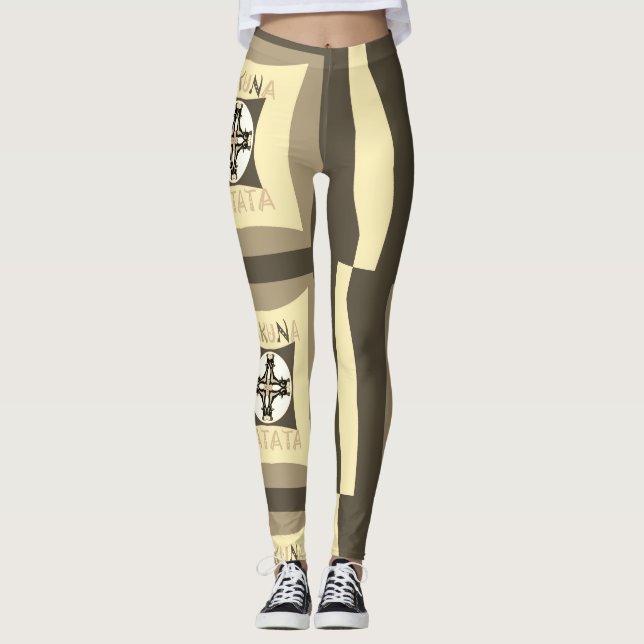 Funny edgy inspiriert leggings (Vorderseite)
