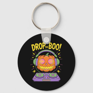 Funny Edm Dj Halloween Pumpkin Schlüsselanhänger