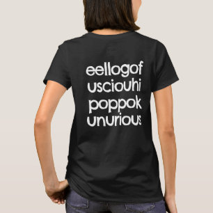 Funny eellogofusciouhipoppokunial Weiß T-Shirt