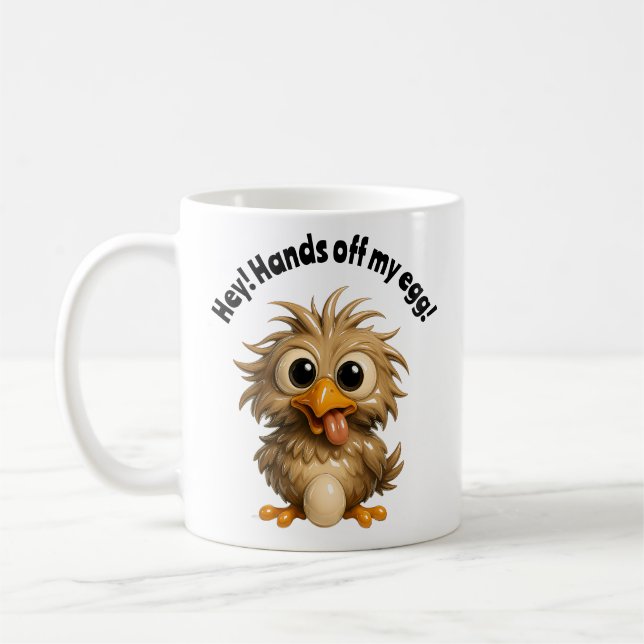 Funny Egg Defender  Kaffeetasse (Links)