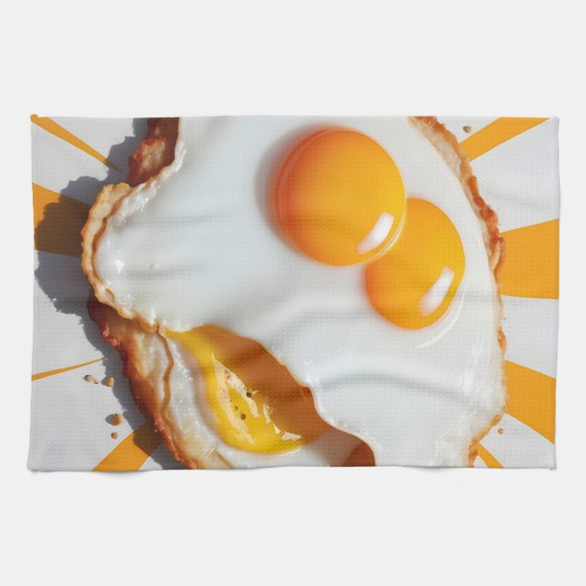 Funny egg geschirrtuch (Horizontal)