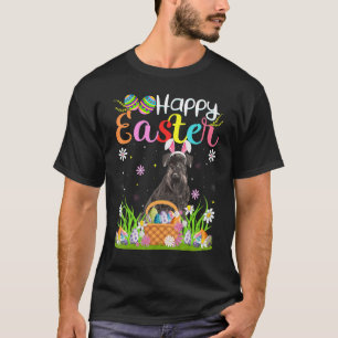 Funny Egg Jagd Bunny Giant Schnauzer Dog Happy T-Shirt