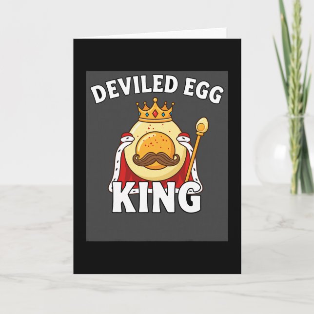 Funny Egg Pun Easter Brunch Thanksgiving Deviled E Karte (Vorderseite)