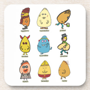 Funny Egg Puns Getränkeuntersetzer