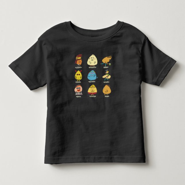 Funny Egg Puns Kleinkind T-shirt (Vorderseite)