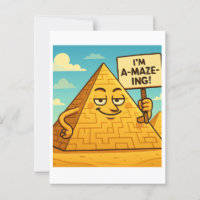 Funny Egyptian Pyramid Maze | A-MAZE-ING-Karte