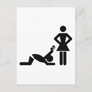 Funny Ehe Vorschlag mit Kreditkarte Postkarte