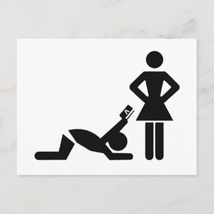 Funny Ehe Vorschlag mit Kreditkarte Postkarte