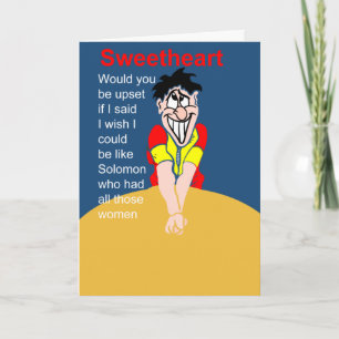 Funny Ehefrau Geburtstagswunsch Karte