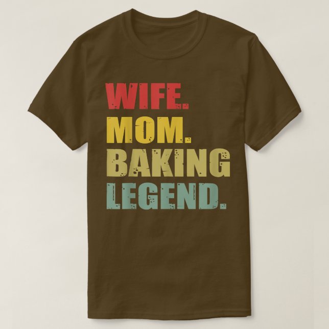 Funny Ehefrau Mama BackLegende T-Shirt (Design vorne)