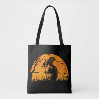 Funny Eichhörnchen Halloween Silhouette Spooky Squ