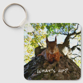 Funny Eichhörnchen Niedlicher Tiere Hallo da Schlüsselanhänger