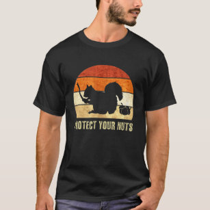 Funny Eichhörnchen T-Shirt Schützen Sie Ihre Nüsse
