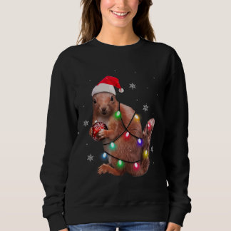 Funny Eichhörnchen Weihnachtsbaum Dekoration Gesch Sweatshirt
