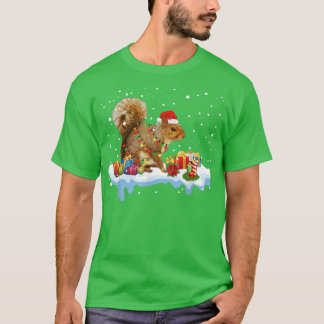 Funny Eichhörnchen Weihnachtsdekorationen Weihnach T-Shirt