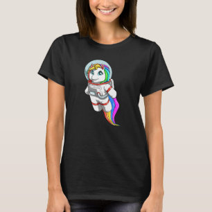 Funny Einhorn als Astronaut Premium T-Shirt