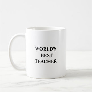 Funny Einzigartiges Geschenk für Teacher World's B Kaffeetasse