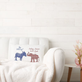 Funny Elections - Republikanische und demokratisch Lendenkissen