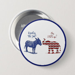 Funny Elections Thema Pro Demokraten Biden 2024 Button
