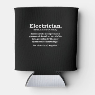 Funny Electrical Definition Gift Abschluss Dosenkühler