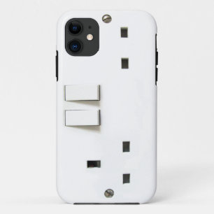 Funny Electrical Outlet aus Großbritannien On iPho iPhone 11 Hülle