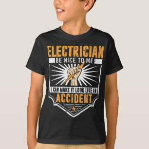 Funny Electrician Art Männer Frauen arbeiten Elekt T-Shirt