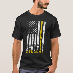 Funny Electrician Art Männer Frauen Elektrotechnik T-Shirt