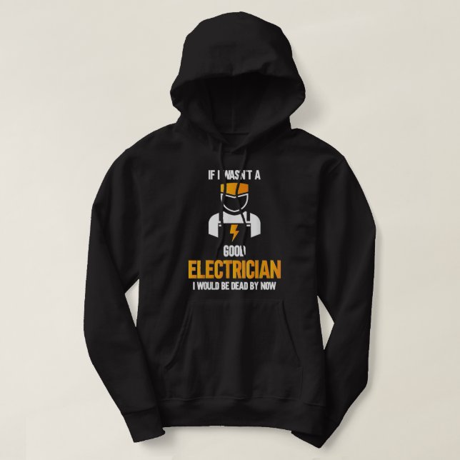 Funny Electrician Cool Electrical Engineer Design  Hoodie (Design vorne)