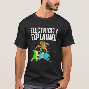 Funny Electrician for Men Electrical Motor T-Shirt