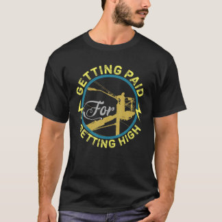 Funny Electrician Gift Electrical Power Lineman Me T-Shirt