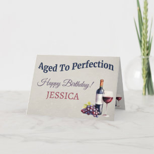 Funny Elegant Birthday Karte