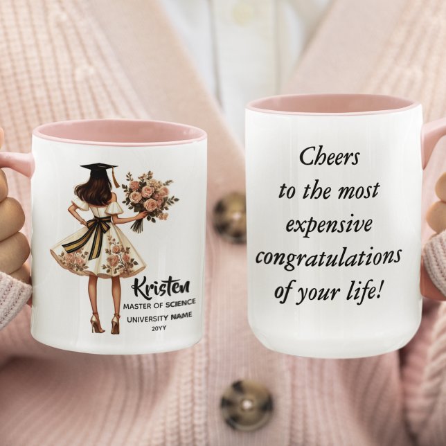Funny Elegant Personalisierter Abschluss Geschenk  Tasse (Von Creator hochgeladen)