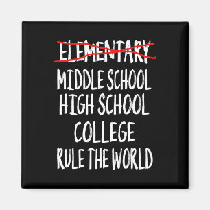 Funny Elementary School Abschluss 6. Klasse Gradu Magnet