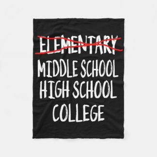 Funny Elementary School Abschluss T-Shirt 6. Klass Fleecedecke