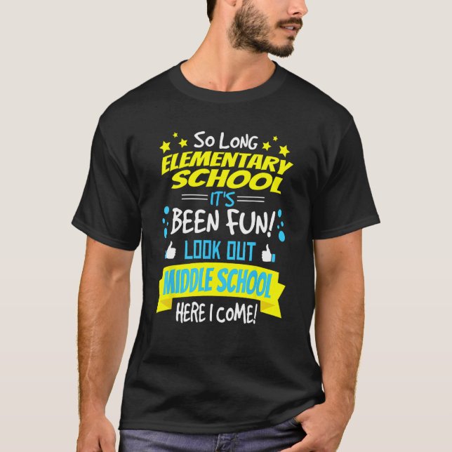 Funny Elementary School Shirt 6. Klasse Abschluss (Vorderseite)