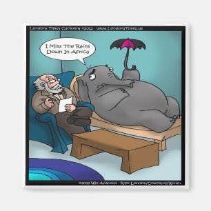 Funny Elephant in Therapie Karten T-Shirts Geschen Magnet