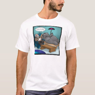 Funny Elephant in Therapy T-Shirt
