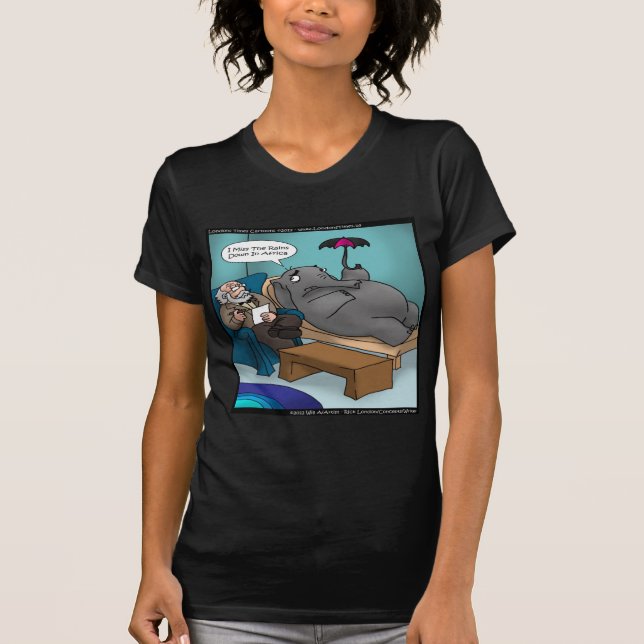 Funny Elephant in Therapy T-Shirt (Vorderseite)