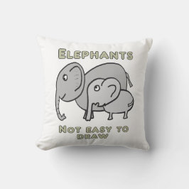 Funny Elephants Kissen
