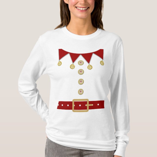 Funny Elf Costume Shirt (Vorderseite)