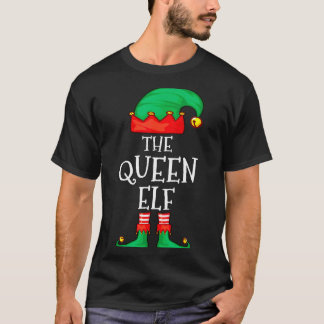 Funny Elf Family Christmas The Queen Elf Sweater M T-Shirt