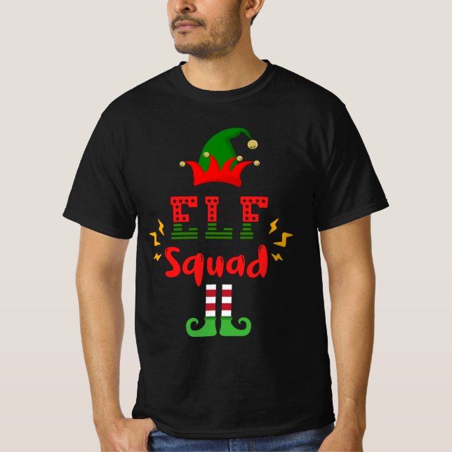 FUNNY ELF SQUAD - CHRISTMAS FUN T - Shirt (Vorderseite)