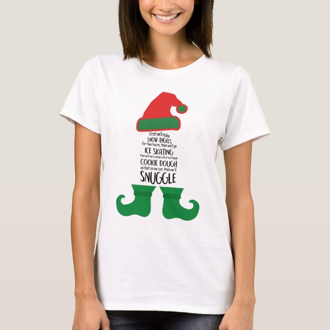 Funny Elf T-Shirt (Vorderseite)