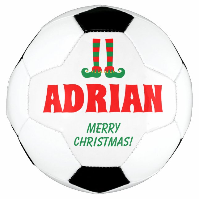 Funny elft Weihnachtsball Sportgeschenk Fußball (Vorderseite)