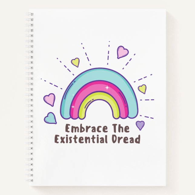 Funny Embrace das vorhandene Dread-Notebook Notizbuch (Vorderseite)
