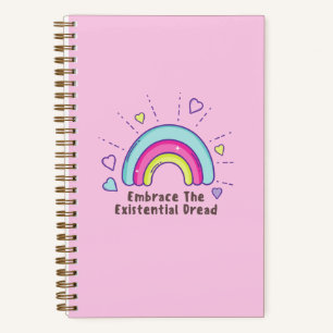Funny Embrace für die existenzielle Dread Notizbuch