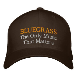 Funny Embroidery Bluegrass Hat Bestickte Kappe
