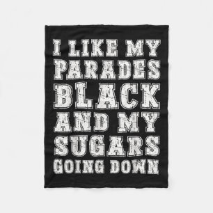 Funny Emo Rock Musik Zitat Black Parade Unterwegs Fleecedecke