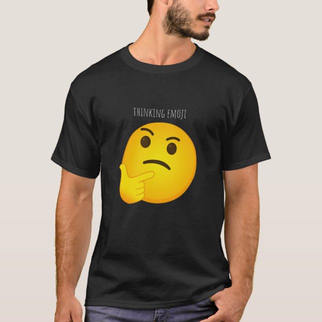 Funny emoji face T - Shirt (Vorderseite)
