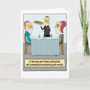 Funny Emoji Faces Geburtstag Karte